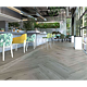 Gresie portelanata interior-exterior Kai Ceramics Pine, grey, aspect de parchet, finisaj mat, 20,4 x 120,4 cm