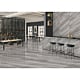 Gresie portelanata exterior/interior American Midnight, rectificata, lucioasa, gri, 60 x 120 cm