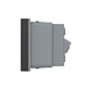 Modul priza simpla standard italian Livolo VL-FCTL16A-1WP, policarbonat, negru