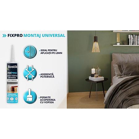 Adeziv montaj universal Bostik Universal Fixpro, 280 ml
