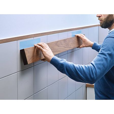 Banda dublu adeziva montaj Tesa 77746  placi ceramice si metal, alba, interior/exterior, 19 mm, 1.5m