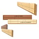 Parchet laminat furniruit 9,5 mm Berry Alloc Parqwood Herringbone Oak Calm Silk, placa tip A, clasa de trafic comercial intens 33, abraziune AC5, OmniLoc A&B, 50,4 X 8,4 cm
