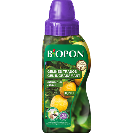 Ingrasamant gel Biopon, pentru citrice, 0,25 L