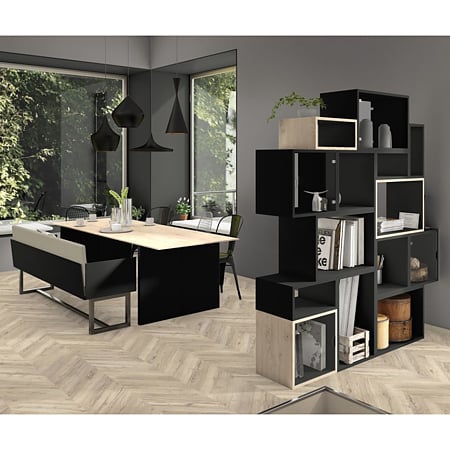 Pal melaminat Egger, negru U999 ST7, 2800 x 2070 x 18 mm