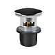 Ventil lavoar Wirquin Black Touch, alama, Quick Clac, negru mat, diametru 1 1/4 toli