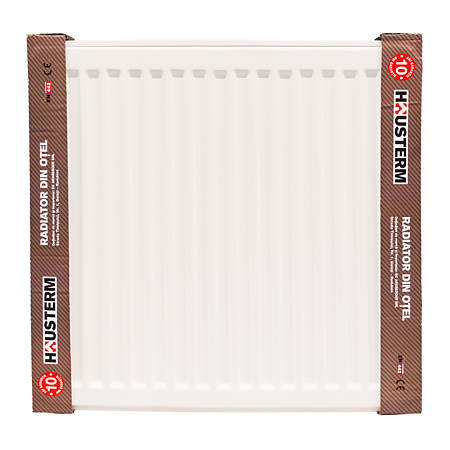 Calorifer otel Hausterm 22PKKP, 1006 W, alb, 600 x 600 mm, accesorii incluse