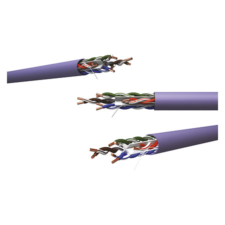 Cablu UTP cat6E Emos, 4 perechi, 24 AWG, nemufat, rola 305 m