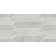 Faianta baie Huron B 22186-B, rectificata, aspect geometric in relief, finisaj lucios efect glue finish, 60 x 30 cm