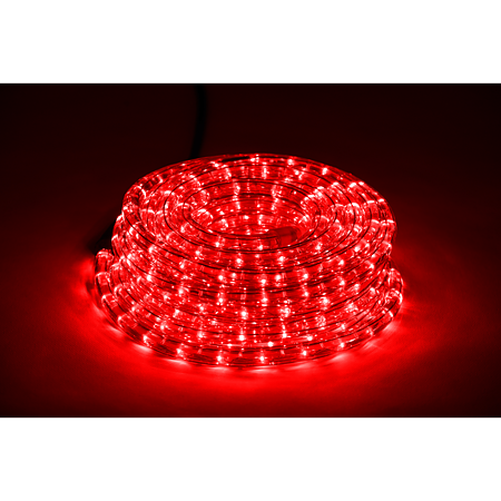 Tub luminos cu 36 minibecuri, rosu, 10 m, interior/exterior, alimentare inclusa