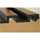 Panou decorativ riflaj Linerio M-Line, spuma polimerica, antracit, 2650 x 122 x 12 mm