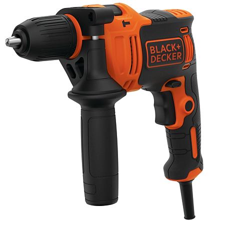 Masina de Gaurit cu percutie Black&Decker, Negru / Portocaliu, BEH710, 710 W, 2800 rpm
