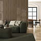 Panou decorativ Linea Comfort, 5 lamele, decor pin tobaco, maro si gri, suport placaj casmir, interior, 265 x 24,6 x 3 cm