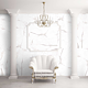 Gresie interior alb-gri Fashion Carrara, rectificata, glazurata, finisaj mat, dreptunghiulara, grosime 9 mm, 120 x 60 cm