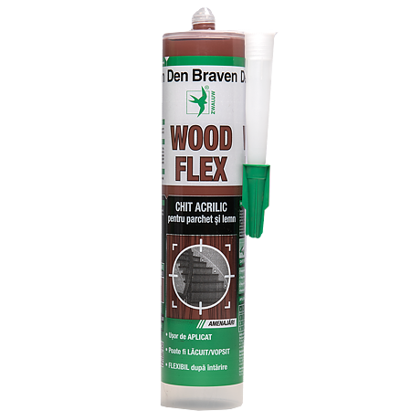 Chit acrilic pentru parchet si lemn Woodflex cires 280 ml