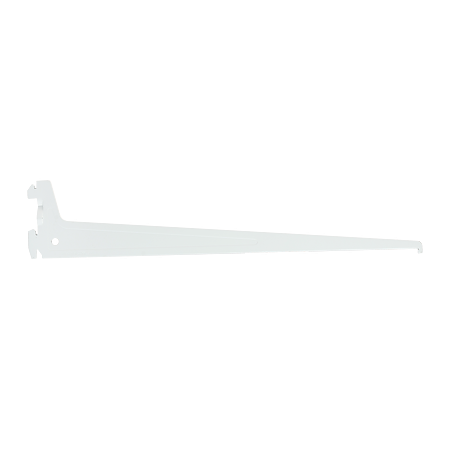 Suport PRO pentru rafturi din lemn, metal sau sticla, L: 400 mm, alb