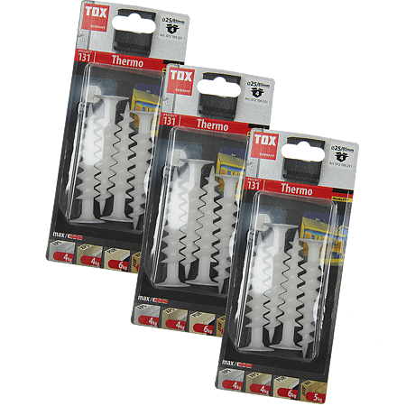 Diblu autoforant Thermo A-ISOL, pentru placi izolatoare, Ø 19 mm, L 85 mm, 4 buc