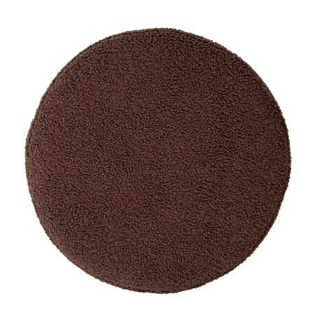 Taburet Ring, inel auriu, stofa maro T07, rotund, 38 x 38 x 40 cm