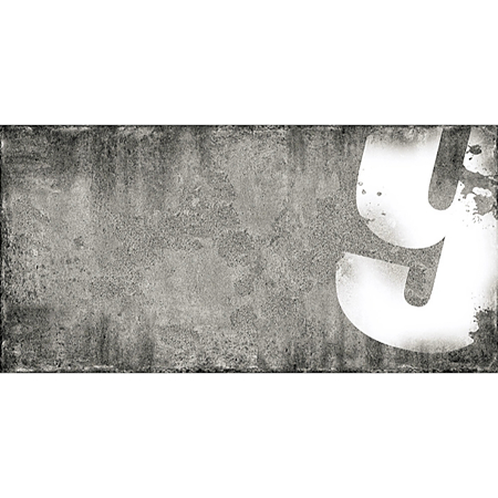 Faianta Megapolis 1T, mata, aspect de beton, gri inchis, dreptunghiulara, 30 x 60 cm