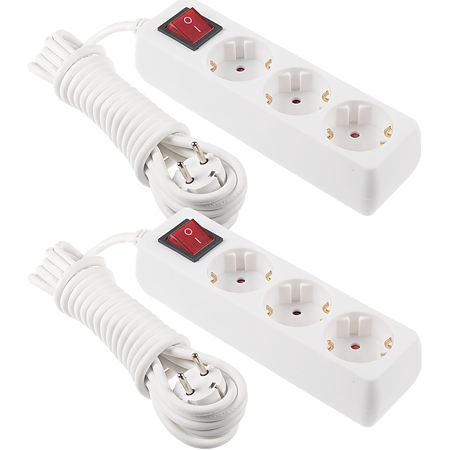 Prelungitor cu 3 prize Schuko, cablu 3 x 1,5 mm si lungime de 3 m, protectie copii