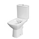 Set compact WC Cersanit Viva, ceramica, alb, 35 x 66 x 78 cm