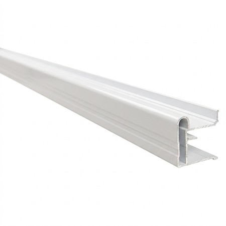 Profil maner Laguna, pentru sisteme de glisare Rama, aluminiu, alb, 2.7 m 