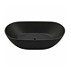 Cada freestanding Marmite BT 0604, compozit mineral, fara preaplin, negru mat, 160 x 70 x 50 cm