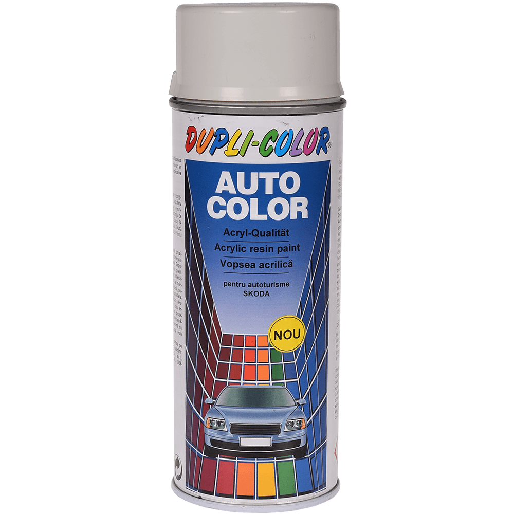 Vopsea spray pentru autoturisme Skoda Dupli-Color, alb candy, lucios, exterior, 400 ml 400