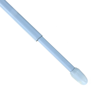 Bara perdeluta, extensibila, metal, alb, 80/100 cm, set 2 buc  