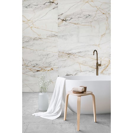 Panou decorativ SPC Kronospan Rocko Marble Gold R154, impermeabil, 2800 x 1230 x 4 mm