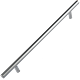 Maner cilindric otel D12 mm, 192 mm, mat-crom