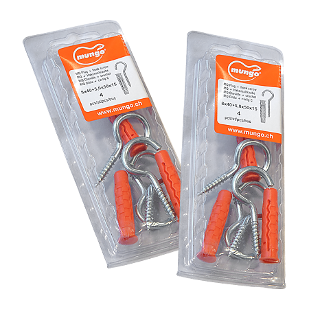 Diblu MQ, 8 x 40 mm, cu carlig tip C, 5 x 50 mm, 4 BUC Diblu MQ, 8 x 40 mm, cu carlig tip C, 5 x 50 mm, 4 BUC