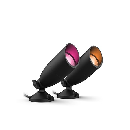 Spoturi LED WiZ exterior, IP65, 4 W, 2 bucati