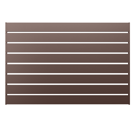 Panou gard metalic orizontal Caretta x120, otel, maro RAL 8017, 1500 x 2000 mm