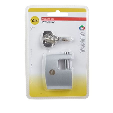 Lacat din alama Yale Maximum Protection, 60mm, 3 chei