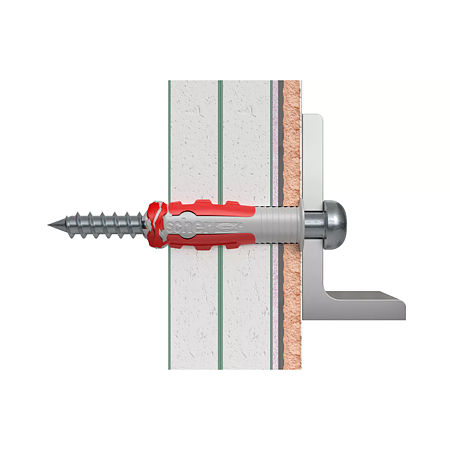 Diblu Fischer DuoSeal, nylon si otel, 6 x 38 mm, 4 bucati