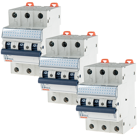 Intrerupator automat Gewiss GW92168, 3P, 16A