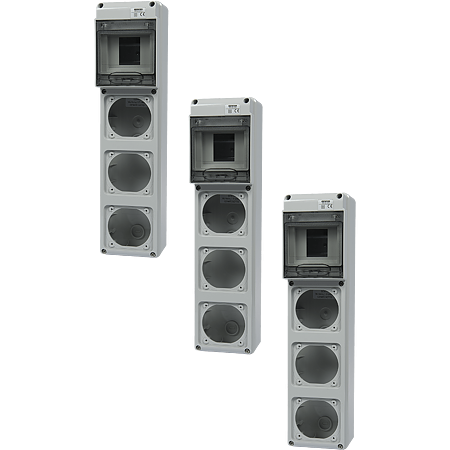 Tablou distributie 5 module Gewiss GW68001N, montaj aplicat, IP65 