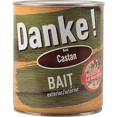 Bait pentru lemn Danke, exterior / interior, castan, 2.5 l