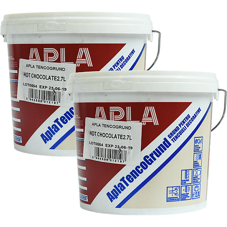 Grund pentru tencuiala Apla Tencogrund, interior/exterior, hot chocolate, 2.7 l