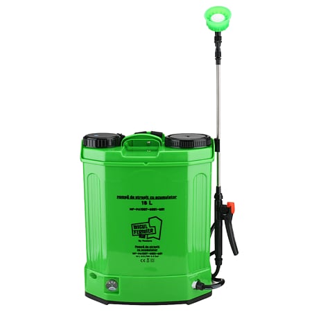 Pompa de stropit Micul Fermier Pandora, acumulator, verde, 16 l