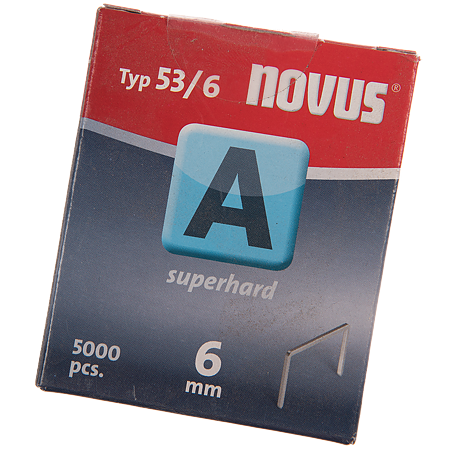 Capse Novus, pentru capsatoare manuale si electrice, zinc, 11,3 x 6 mm, 5000 buc