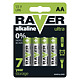 Baterii ultra alcaline Raver, AA RUA LR6-B4, 1.5 V, 4 buc/blister