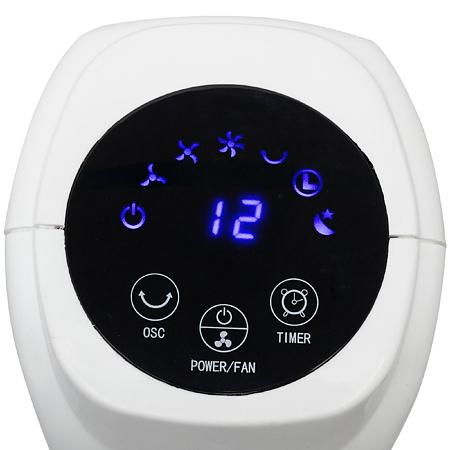 Ventilator tip stalp cu telecomanda Home TWFR78, alb, 78 cm, 45 W