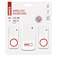 Sonerie wireless 2 butoane Emos P5720.2T, 150 m, IP44, 10 melodii