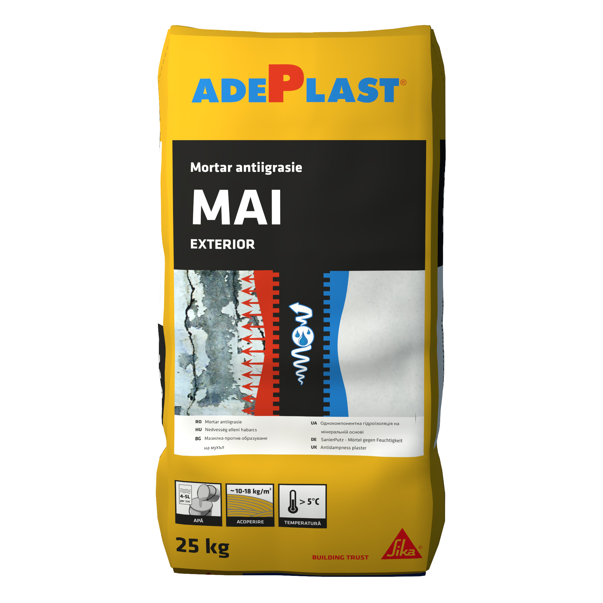 Mortar antiigrasie, Adeplast, 25 Kg