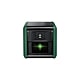 Nivela cu laser cu linii in cruce Bosch Quigo Green, autonivelare, stativ si 2 baterii AAA