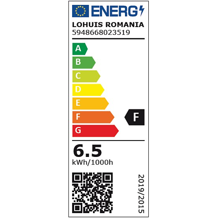Bec LED Hepol R50, 6,5W, 500 lm, lumina calda