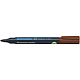 Marker permanent Schneider Maxx, varf rotund, 3 mm, cu vopsea maro 130