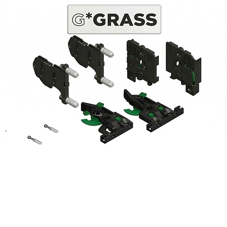 Set accesorii Vionaro V8 5D Ice, plastic, alb, inaltime 89/121 mm, 8 bucati