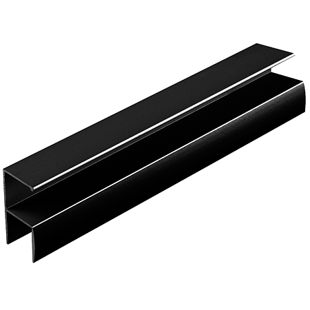 Profil aluminiu pentru maner ER 5909, negru mat,  4 m